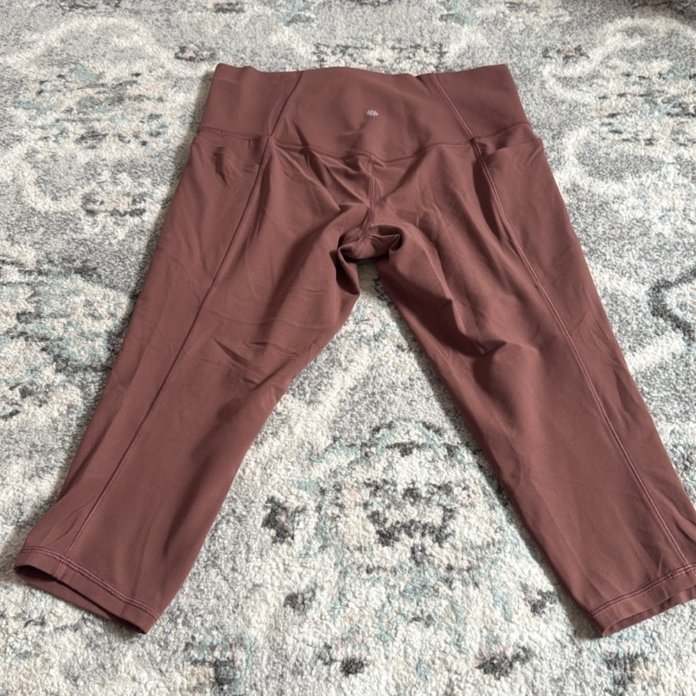 Athleta Salutation Stash Pocket Capri in Hearth Rose - Picture 7 of 13